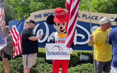 Rally at Walt Disney World Entrance