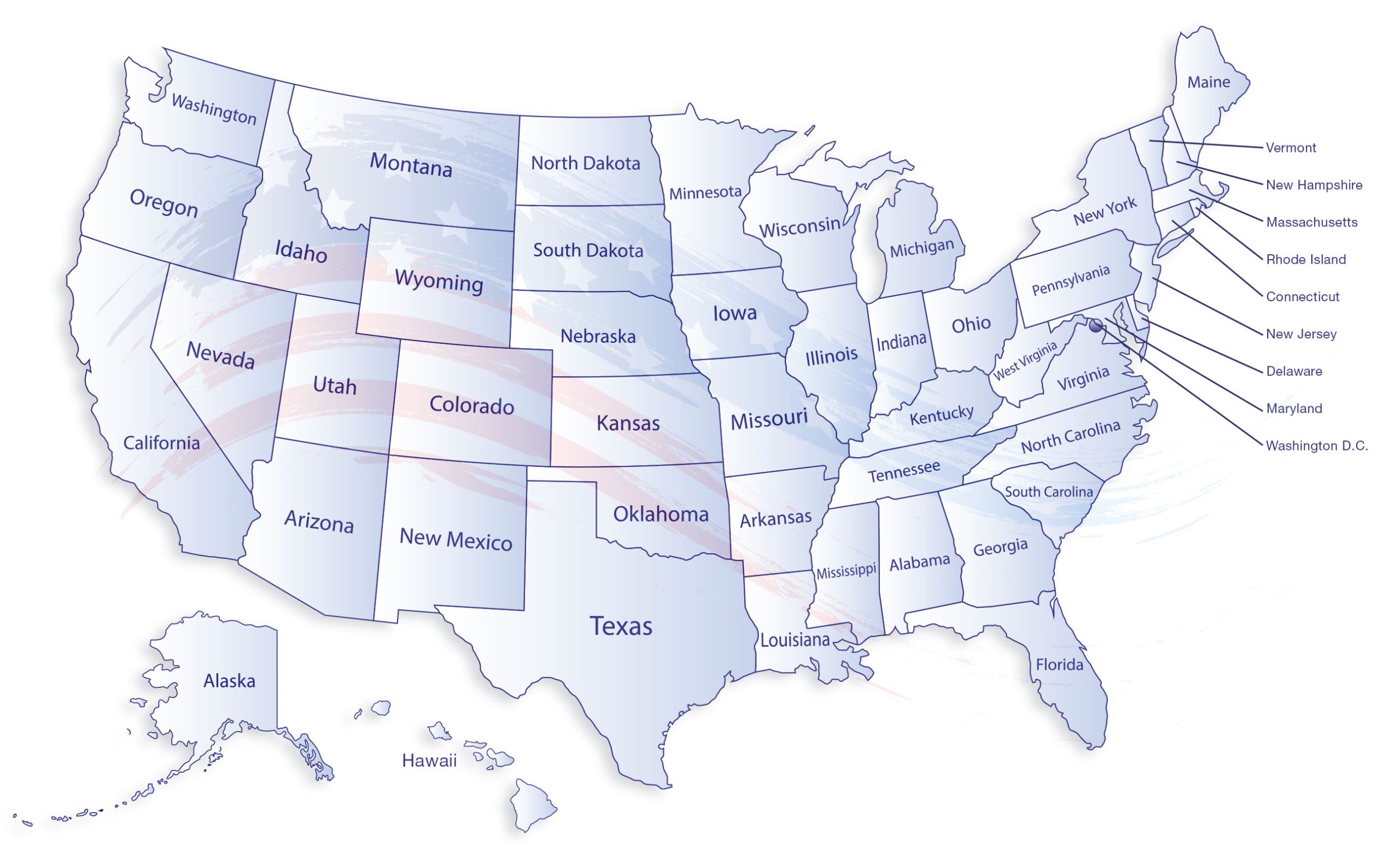 United States Map - Liberty Trips - Moms for America